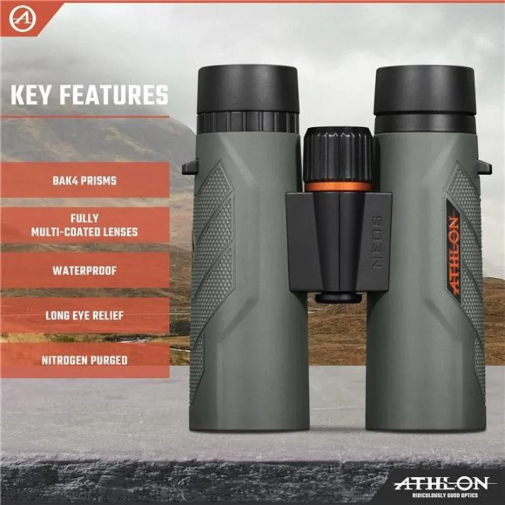 8x42 Neos G2 HD Binoculars with Eye Relief, High-Powered Binoculars